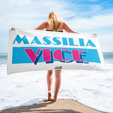 BEACH TOWEL MASSILIA VICE WHITE