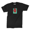 T-SHIRT GREEN BOX BLACK FROM THE BOTTOM OF MY HEART