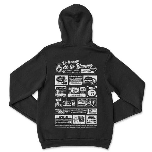 HOODIE NOIR LE HANOUT DE LA BICRAVE