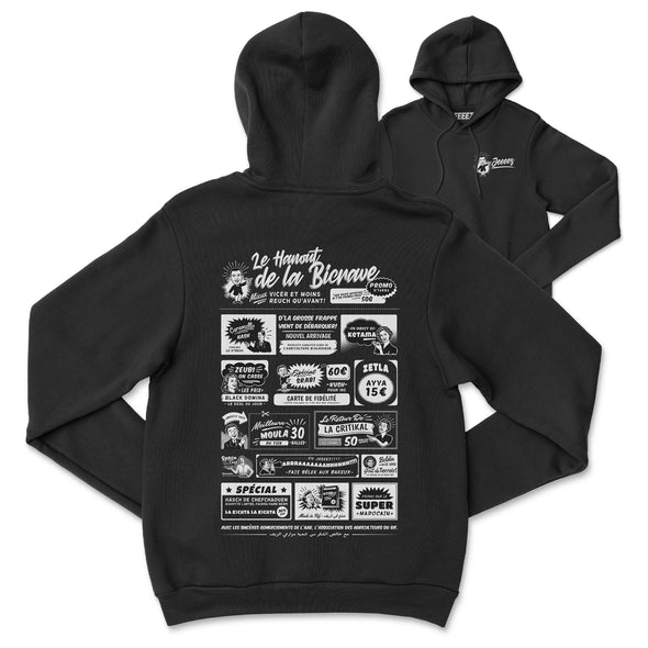 HOODIE NOIR LE HANOUT DE LA BICRAVE