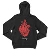 HOODIE BLACK FROM THE BOTTOM OF MY HEART