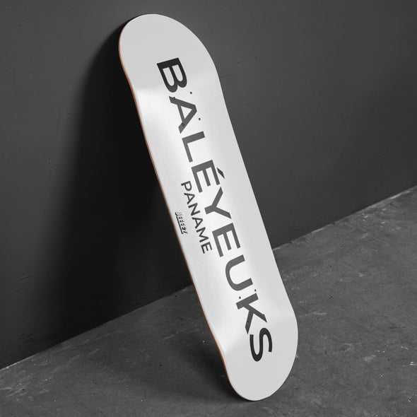 SKATE DECK WHITE BALEYEUKS PANAME
