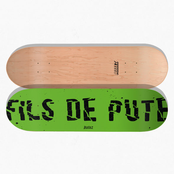 SKATE DECK GREEN FILS DE...