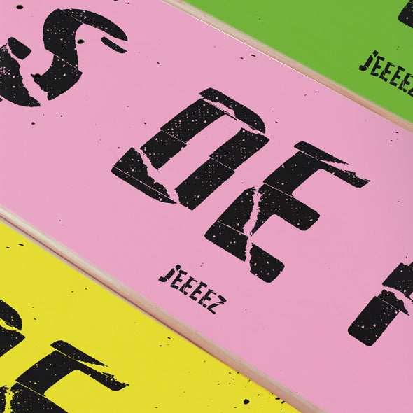 SKATE DECK GREEN FILS DE...