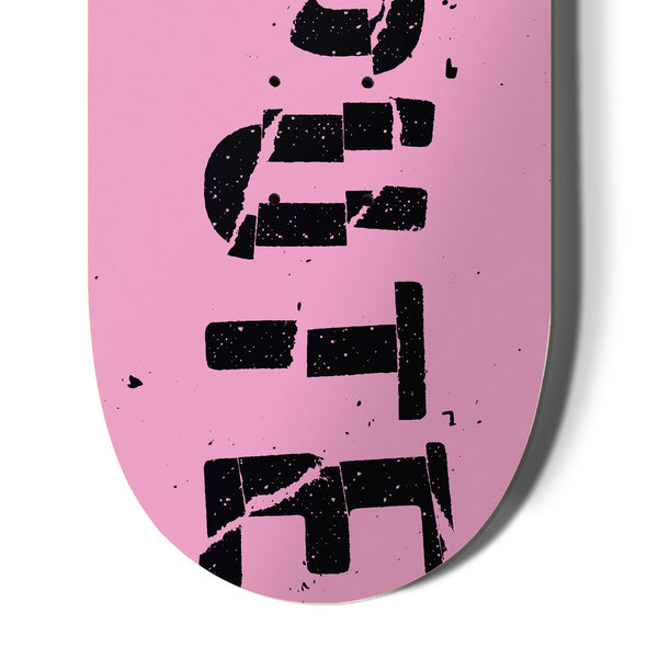 SKATE DECK PINK FILS DE...