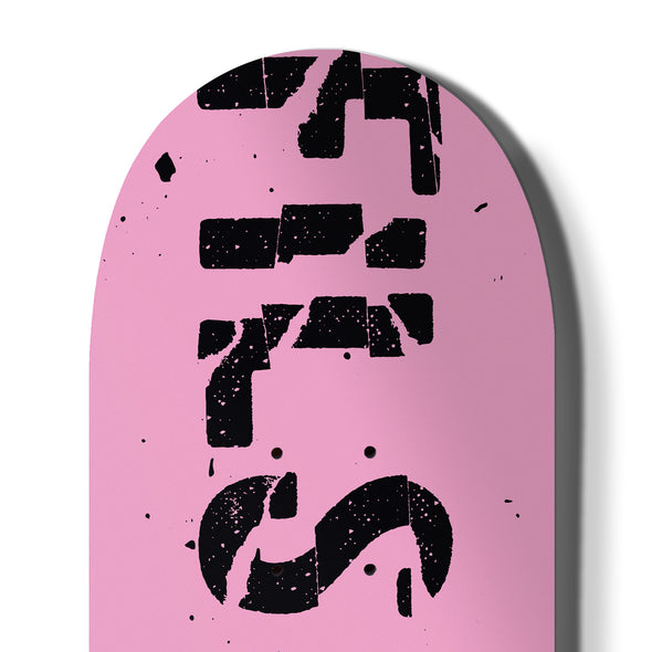 SKATE DECK PINK FILS DE...
