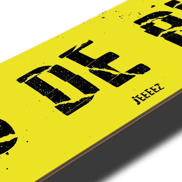 SKATE DECK YELLOW FILS DE...