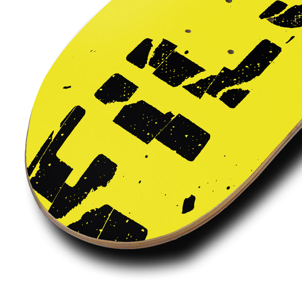 SKATE DECK YELLOW FILS DE...