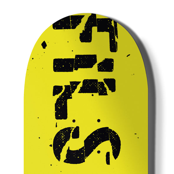 SKATE DECK YELLOW FILS DE...