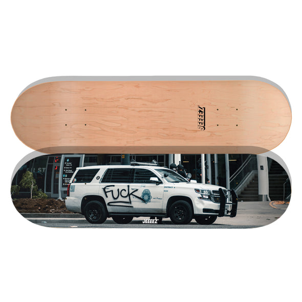 SKATE DECK POLICE CAR FUCK