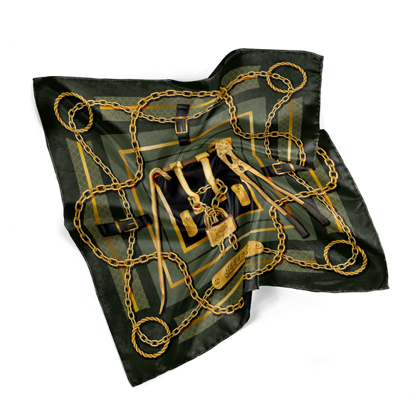 FOULARD EN SOIE JEEEEZ PINCE MONSEIGNEUR - ÉDITION LIMITÉE B&K SILK SCARF