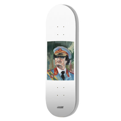 SKATE MOUAMMAR KADHAFI OIL PAINTING STYLE