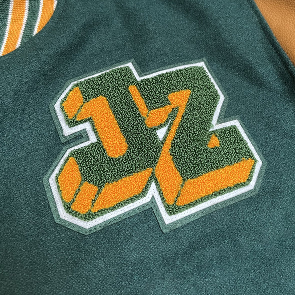 VARSITY JACKET JEEEEZ GREEN - FROM FUCKING PANAME MADAME