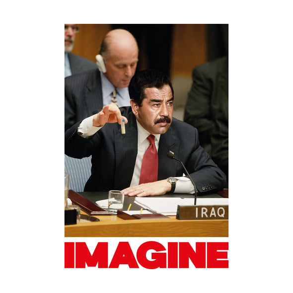 T-SHIRT WHAT IF IT WAS SADDAM HUSSEIN AT THE UNITED NATIONS