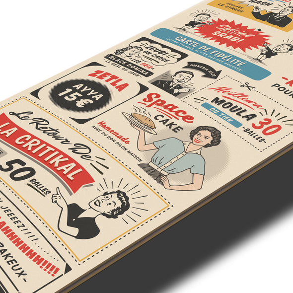 SKATE DECK VINTAGE LE HANOUT DE LA BICRAVE