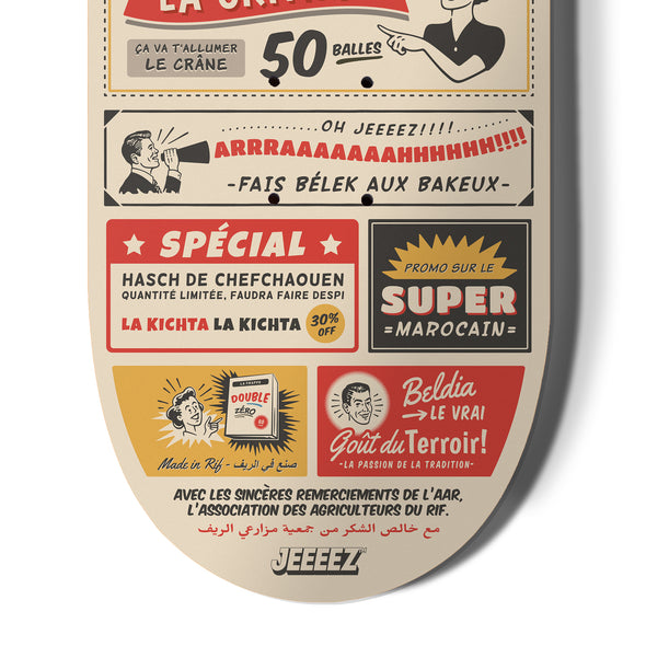 SKATE DECK VINTAGE LE HANOUT DE LA BICRAVE