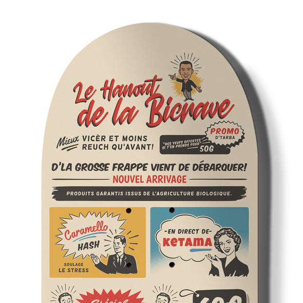 SKATE DECK VINTAGE LE HANOUT DE LA BICRAVE