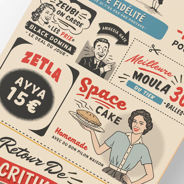 SKATE DECK VINTAGE LE HANOUT DE LA BICRAVE
