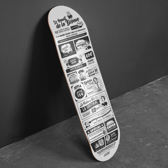 SKATE DECK WHITE LE HANOUT DE LA BICRAVE