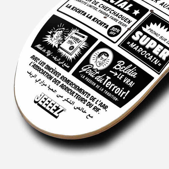 SKATE DECK WHITE LE HANOUT DE LA BICRAVE