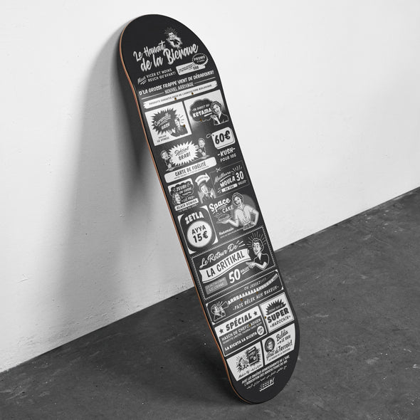 SKATE DECK BLACK LE HANOUT DE LA BICRAVE
