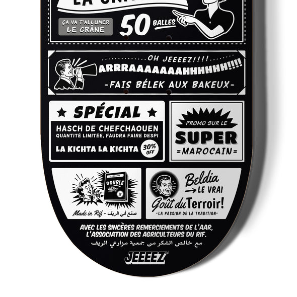 SKATE DECK BLACK LE HANOUT DE LA BICRAVE