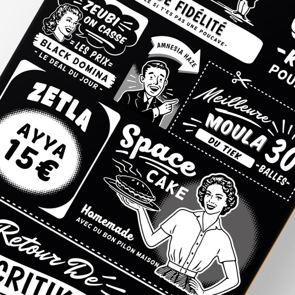SKATE DECK BLACK LE HANOUT DE LA BICRAVE