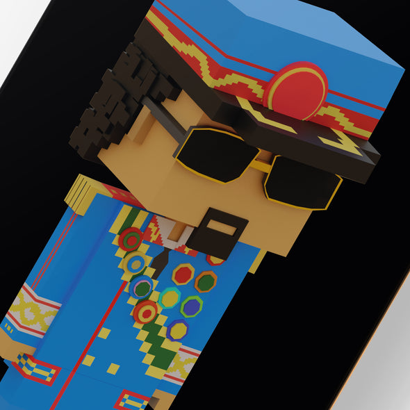 SKATE DECK MOUAMMAR KADHAFI MEEBITS
