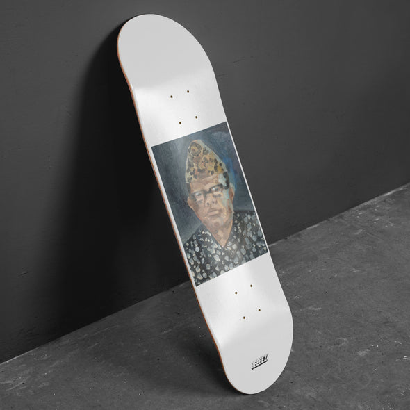 SKATE DECK MOBUTU OIL PAINTING STYLE