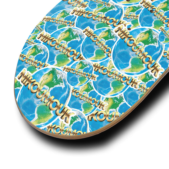 SKATE DECK NIKOUMOUK STICKERS BOMB