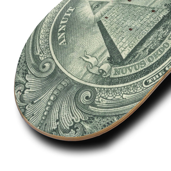 SKATE DECK IN Z*B WE TRUST