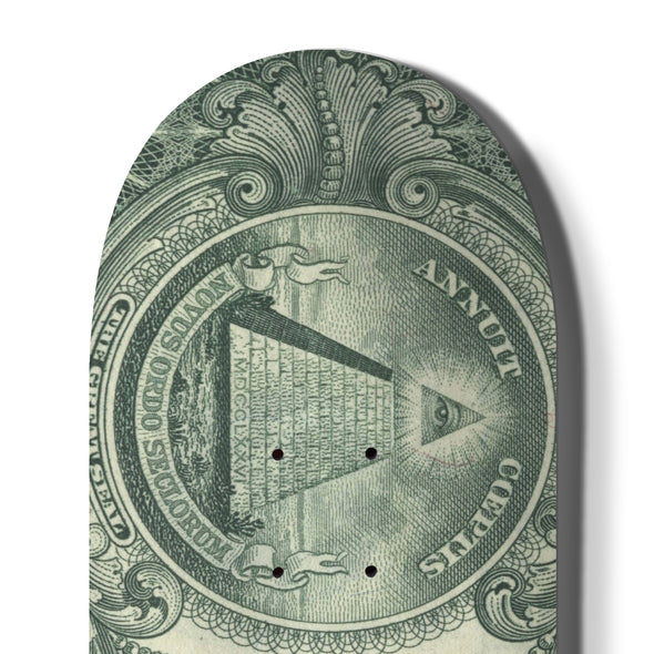 SKATE DECK IN Z*B WE TRUST