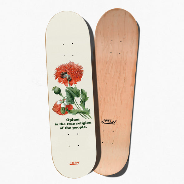 SKATE DECK OPIUM IS THE TRUE RELIGION OF THE PEOPLE