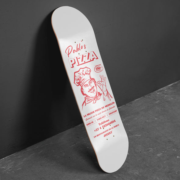 SKATE DECK PABLO'S PIZZA