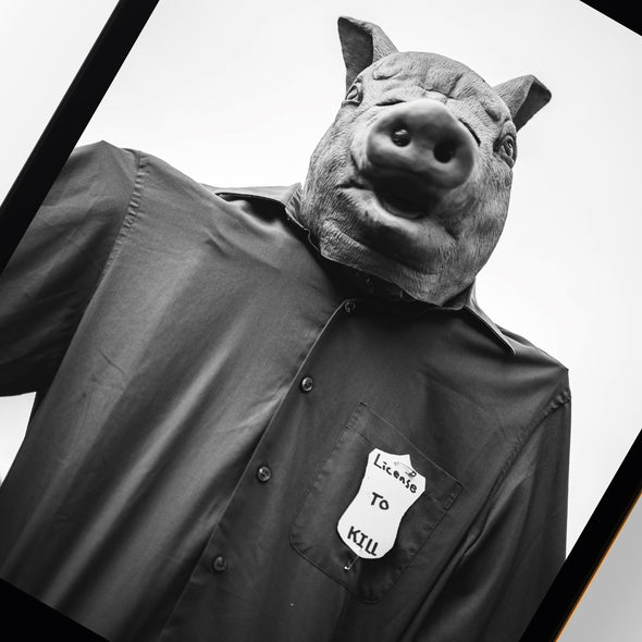 SKATE DECK PIG LICENCE TO KILL