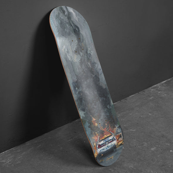 SKATE DECK IT'S HOT OVER HERE