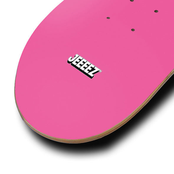 SKATE DECK ZEUBI POLICE SURFER PINK