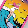 SKATE DECK ZEUBI POLICE SURFER PINK