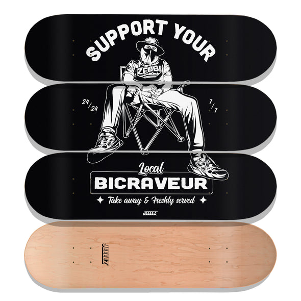 SKATE DECKS SET SUPPORT YOUR LOCAL BICRAVEUR