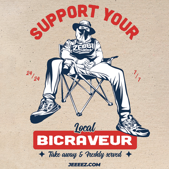 BEACH TOWEL SUPPORT YOUR LOCAL BICRAVEUR