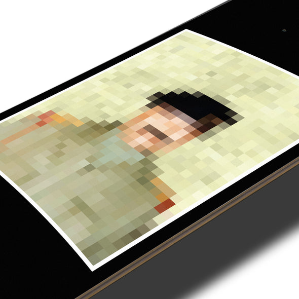 SKATE DECK SADDAM HUSSEIN PIXEL