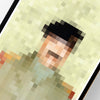 SKATE DECK SADDAM HUSSEIN PIXEL