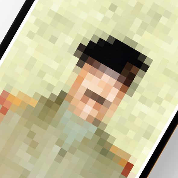 SKATE DECK SADDAM HUSSEIN PIXEL