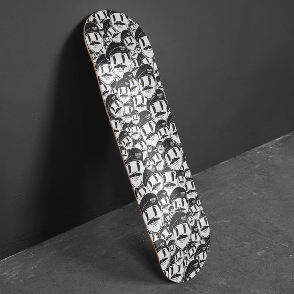 SKATE DECK SADDAM HUSSEIN STICKER BOMB