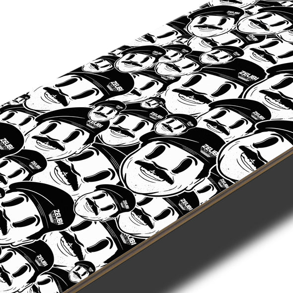 SKATE DECK SADDAM HUSSEIN STICKER BOMB