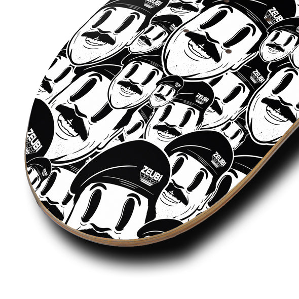 SKATE DECK SADDAM HUSSEIN STICKER BOMB