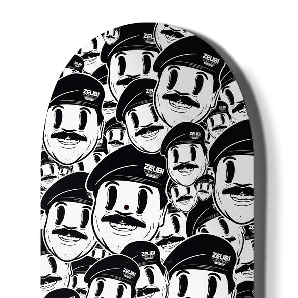 SKATE DECK SADDAM HUSSEIN STICKER BOMB