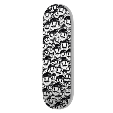 SKATE DECK SADDAM HUSSEIN STICKER BOMB