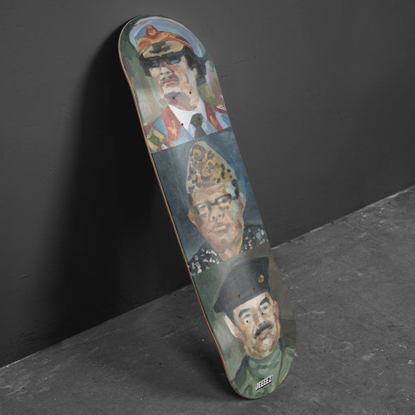 SKATE DECK THE BAD LADS UNITED KADDHAFI MOBUTU SADDAM
