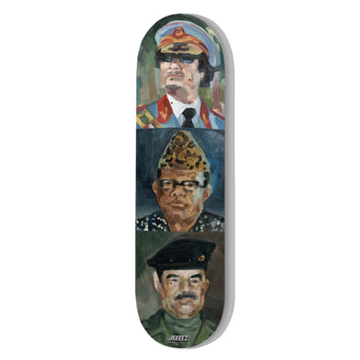 SKATE DECK THE BAD LADS UNITED KADDHAFI MOBUTU SADDAM